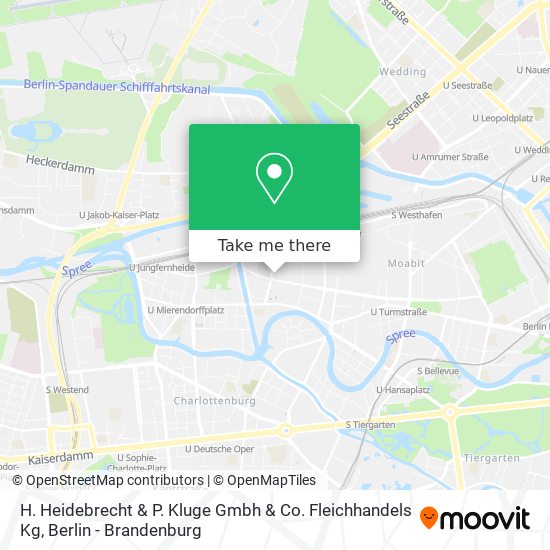 Карта H. Heidebrecht & P. Kluge Gmbh & Co. Fleichhandels Kg