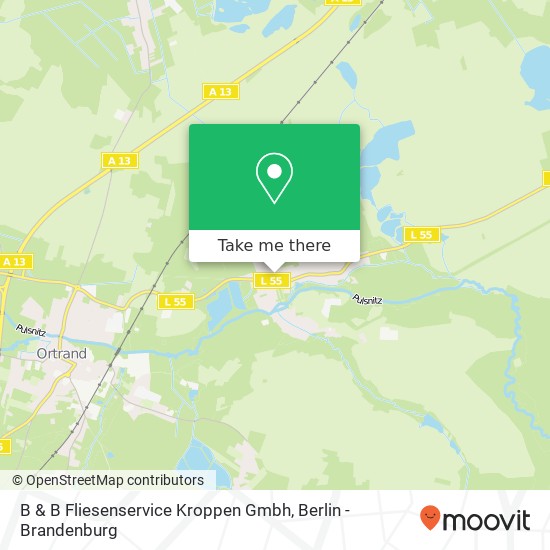 B & B Fliesenservice Kroppen Gmbh map