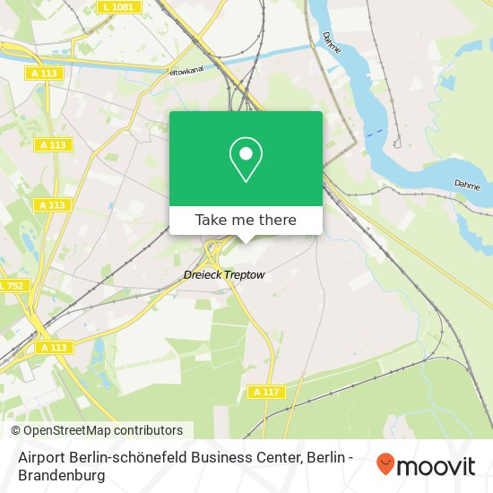 Airport Berlin-schönefeld Business Center map