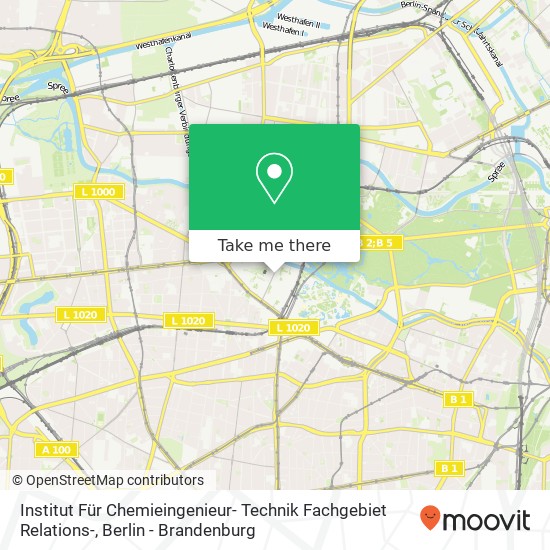 Institut Für Chemieingenieur- Technik Fachgebiet Relations- map