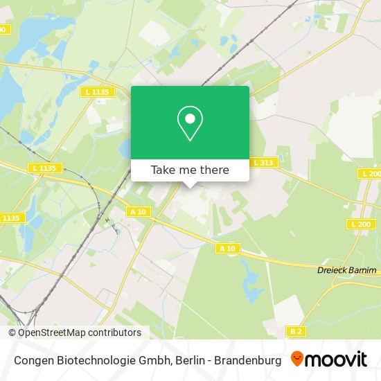 Congen Biotechnologie Gmbh map