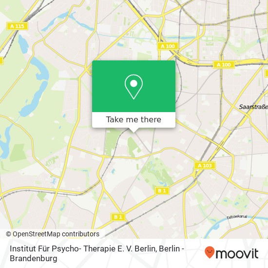 Institut Für Psycho- Therapie E. V. Berlin map