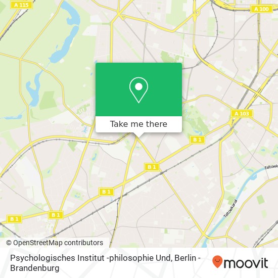 Psychologisches Institut -philosophie Und map