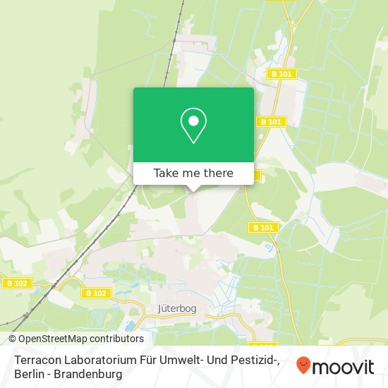 Terracon Laboratorium Für Umwelt- Und Pestizid- map