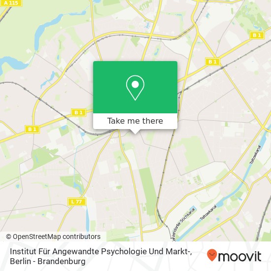 Institut Für Angewandte Psychologie Und Markt- map