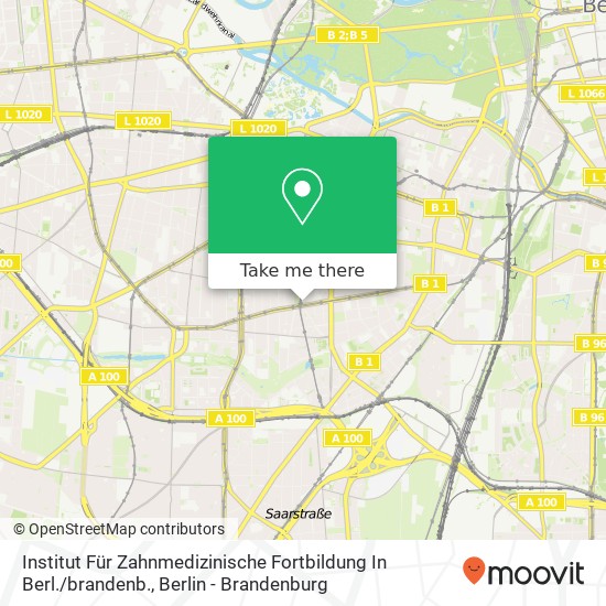 Institut Für Zahnmedizinische Fortbildung In Berl. / brandenb. map