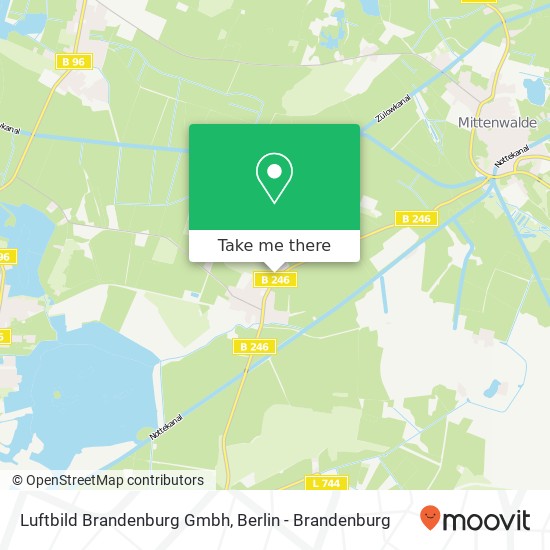 Карта Luftbild Brandenburg Gmbh