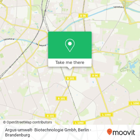 Argus-umwelt- Biotechnologie Gmbh map