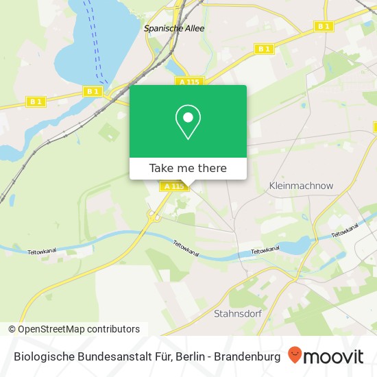 Biologische Bundesanstalt Für map