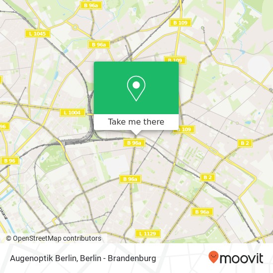 Карта Augenoptik Berlin