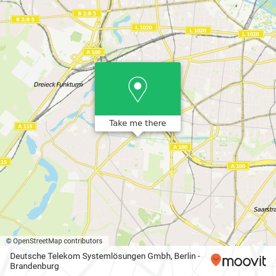 Deutsche Telekom Systemlösungen Gmbh map