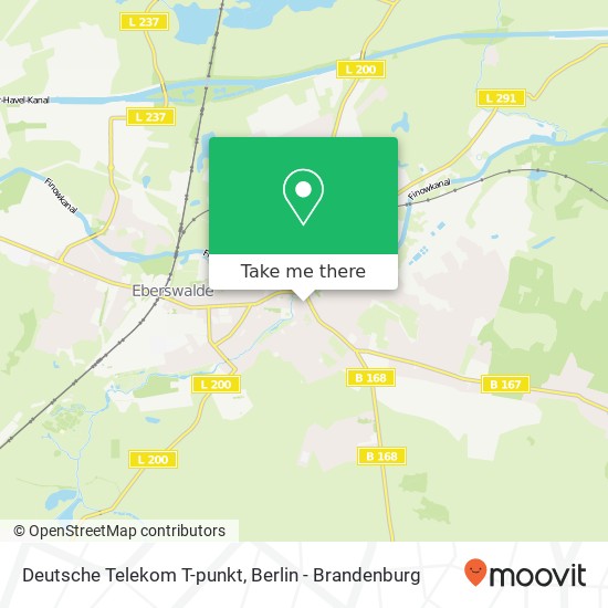 Deutsche Telekom T-punkt map