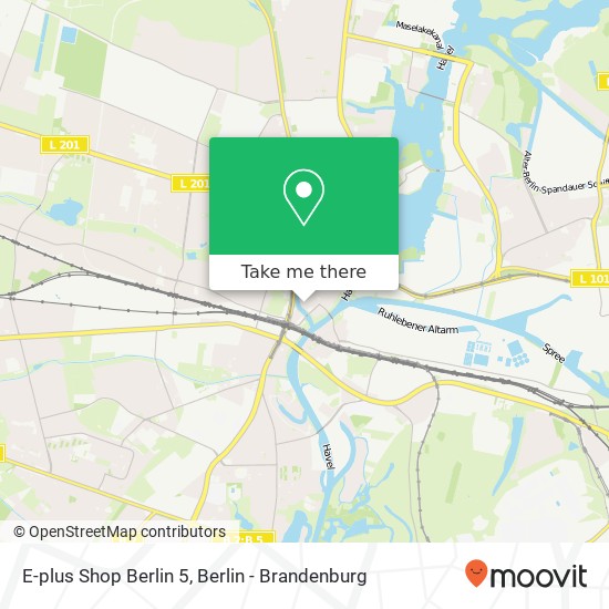 E-plus Shop Berlin 5 map