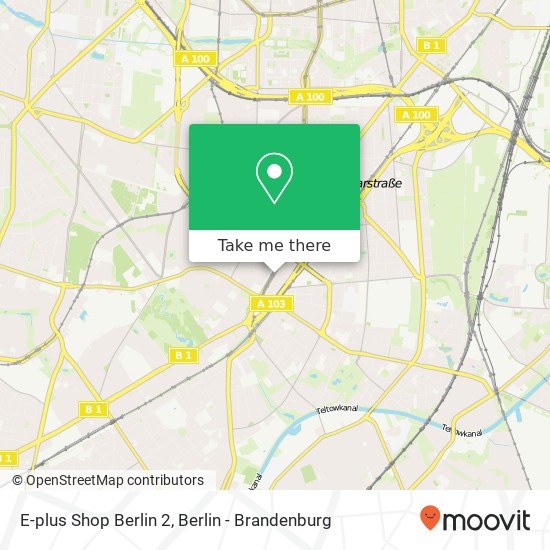 E-plus Shop Berlin 2 map