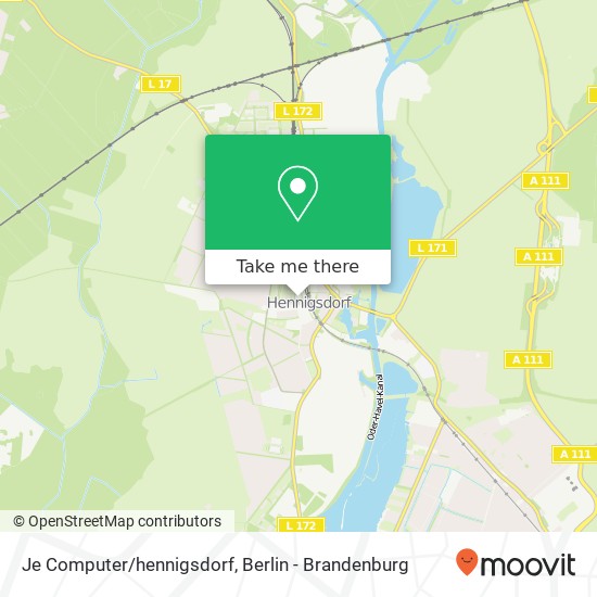 Je Computer/hennigsdorf map