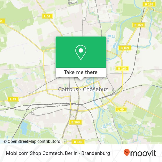 Mobilcom Shop Comtech map