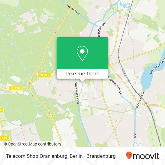 Telecom Shop Oranienburg map
