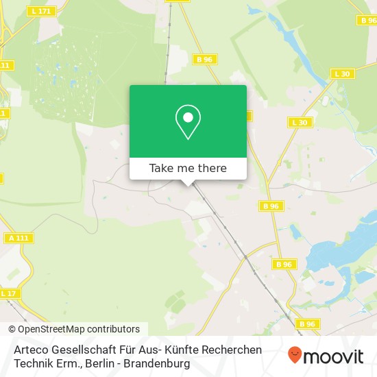 Arteco Gesellschaft Für Aus- Künfte Recherchen Technik Erm. map