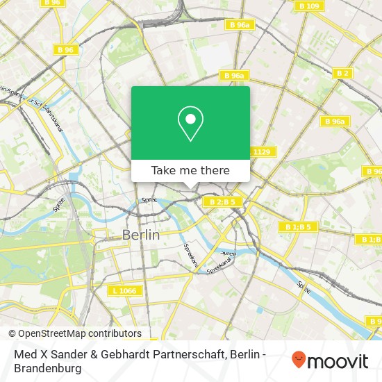 Med X Sander & Gebhardt Partnerschaft map