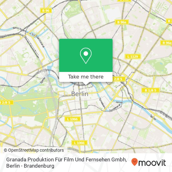 Granada Produktion Für Film Und Fernsehen Gmbh map