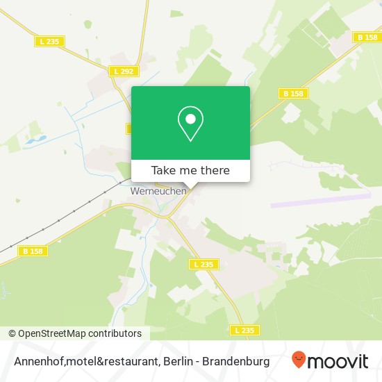 Annenhof,motel&restaurant map