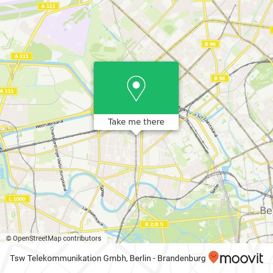 Tsw Telekommunikation Gmbh map