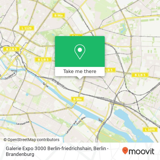 Galerie Expo 3000 Berlin-friedrichshain map