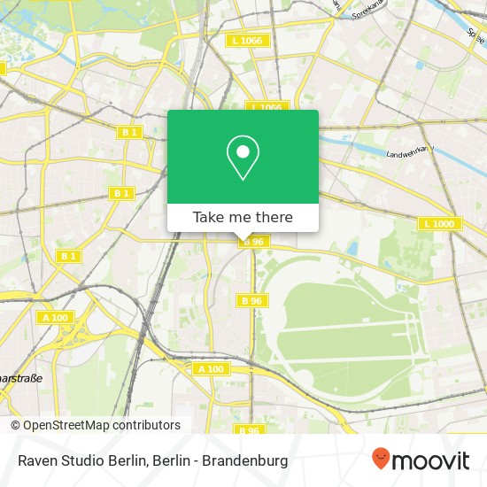 Raven Studio Berlin map