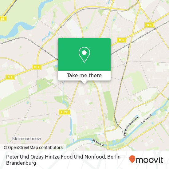 Peter Und Orzay Hintze Food Und Nonfood map