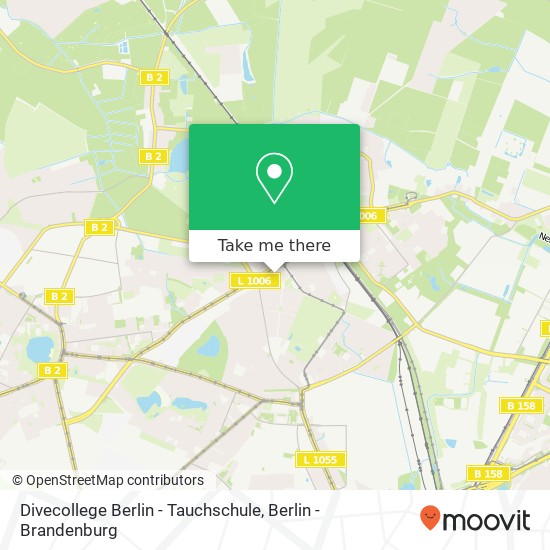 Divecollege Berlin - Tauchschule map