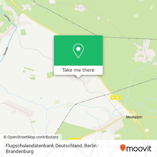 Flugschulendatenbank Deutschland map