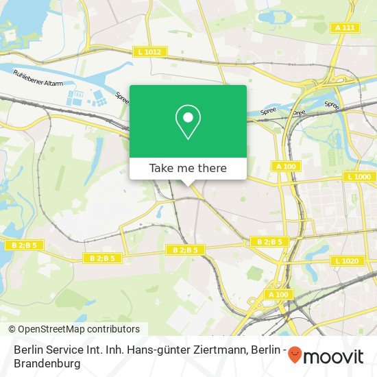 Berlin Service Int. Inh. Hans-günter Ziertmann map