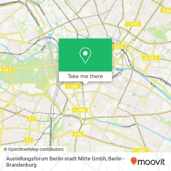 Карта Austellungsforum Berlin-stadt Mitte Gmbh