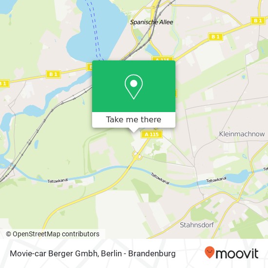 Movie-car Berger Gmbh map