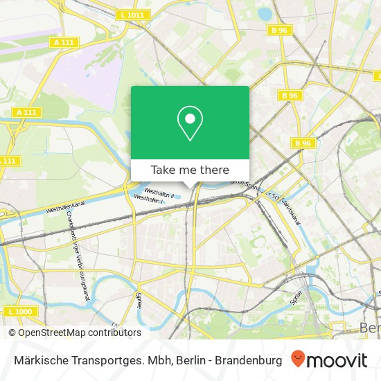 Карта Märkische Transportges. Mbh