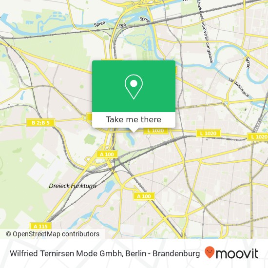 Wilfried Ternirsen Mode Gmbh map