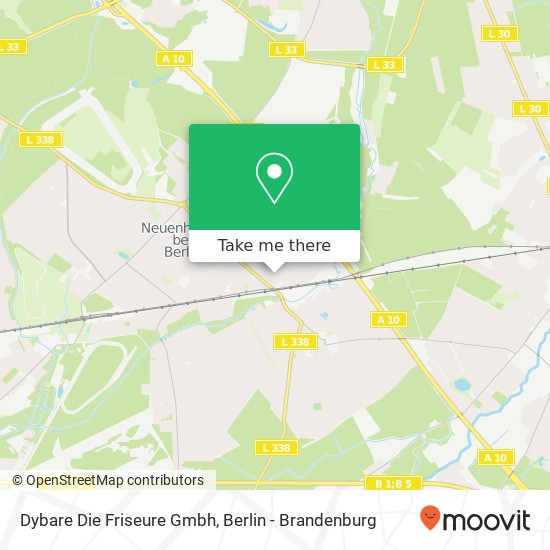 Dybare Die Friseure Gmbh map