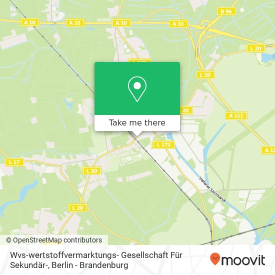 Wvs-wertstoffvermarktungs- Gesellschaft Für Sekundär- map