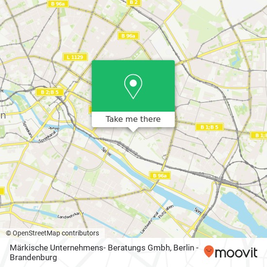 Карта Märkische Unternehmens- Beratungs Gmbh