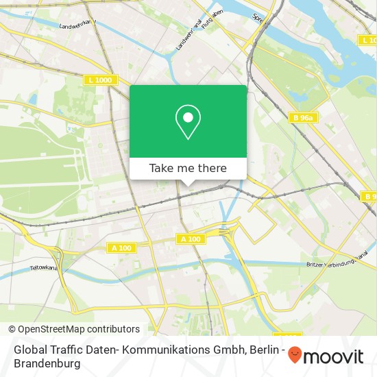 Карта Global Traffic Daten- Kommunikations Gmbh