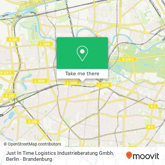 Just In Time Logistics Industrieberatung Gmbh map