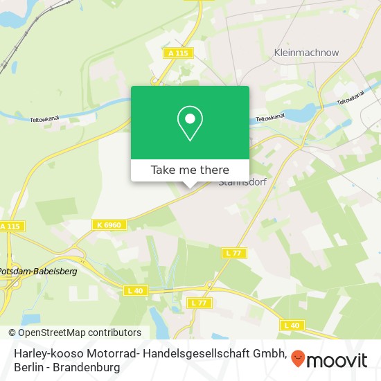 Harley-kooso Motorrad- Handelsgesellschaft Gmbh map