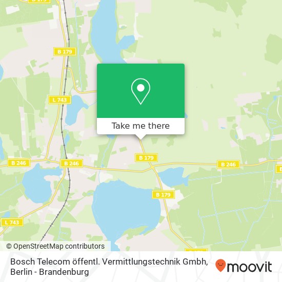 Bosch Telecom öffentl. Vermittlungstechnik Gmbh map