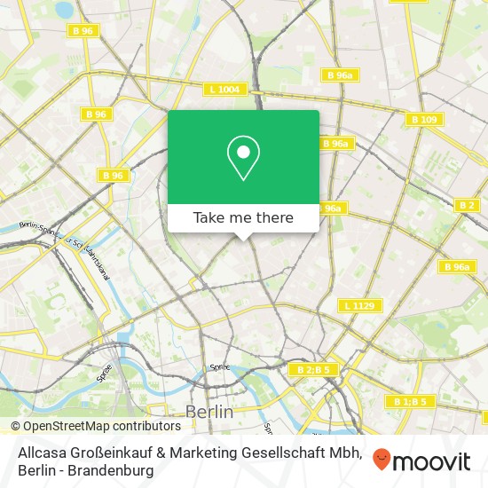 Allcasa Großeinkauf & Marketing Gesellschaft Mbh map