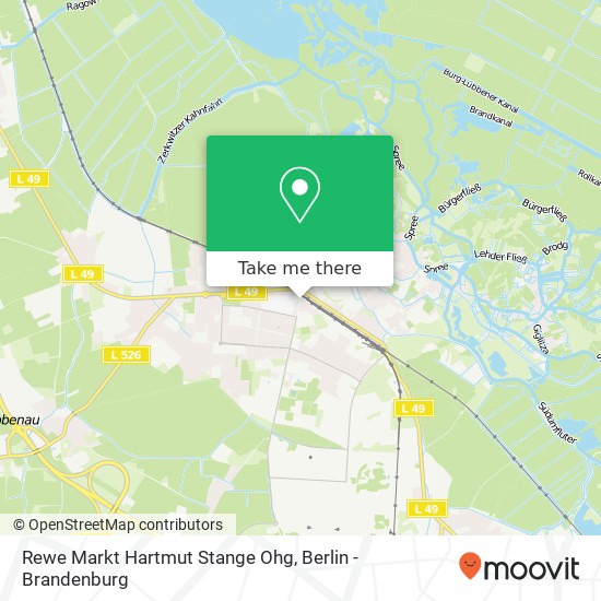 Rewe Markt Hartmut Stange Ohg map