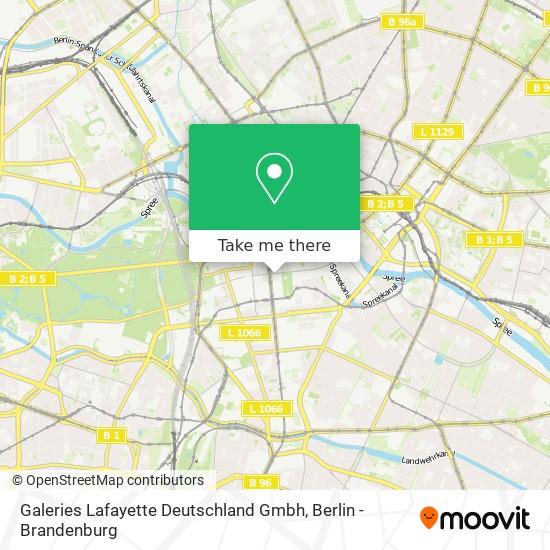 Galeries Lafayette Deutschland Gmbh map
