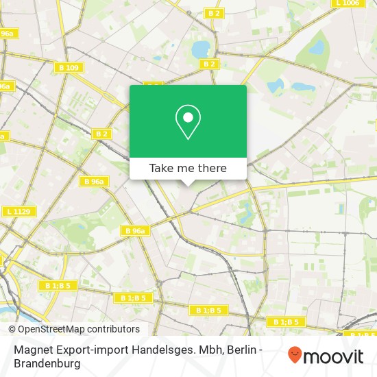 Magnet Export-import Handelsges. Mbh map