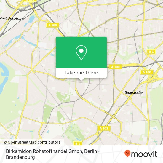 Birkamidon Rohstoffhandel Gmbh map