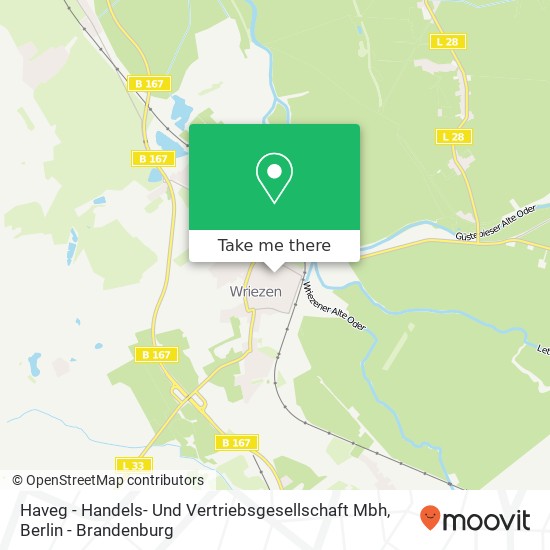 Карта Haveg - Handels- Und Vertriebsgesellschaft Mbh
