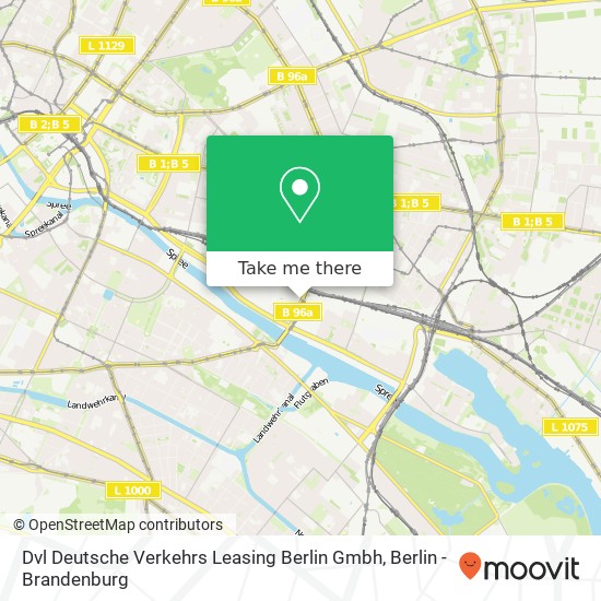 Dvl Deutsche Verkehrs Leasing Berlin Gmbh map
